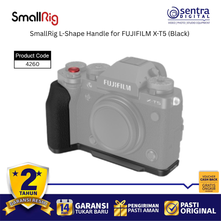 SmallRig 4260 L-Shape Handle for FUJIFILM X-T5 (Black)