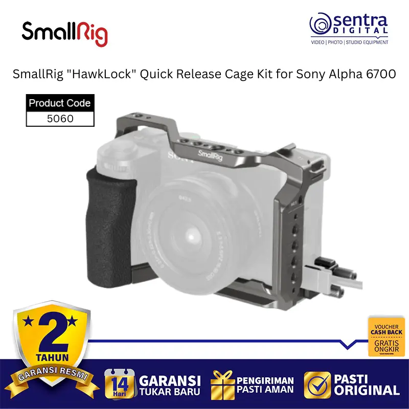 SmallRig 5060 ''HawkLock'' Quick Release Cage Kit for Sony Alpha 6700