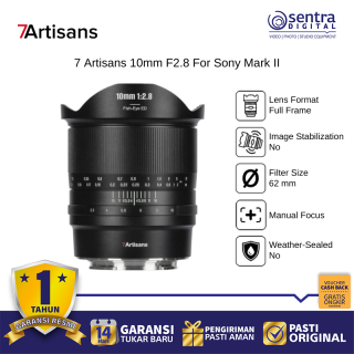 7 Artisans F2.8 10mm Sony Mark II Black