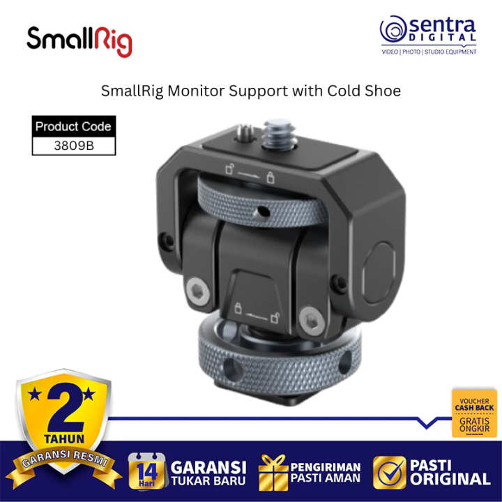 SMALLRIG 3809B Monitor Support with Cold Shoe Mount