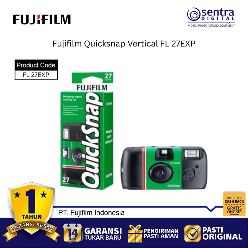 Fujifilm Quicksnap Vertical FL 27EXP