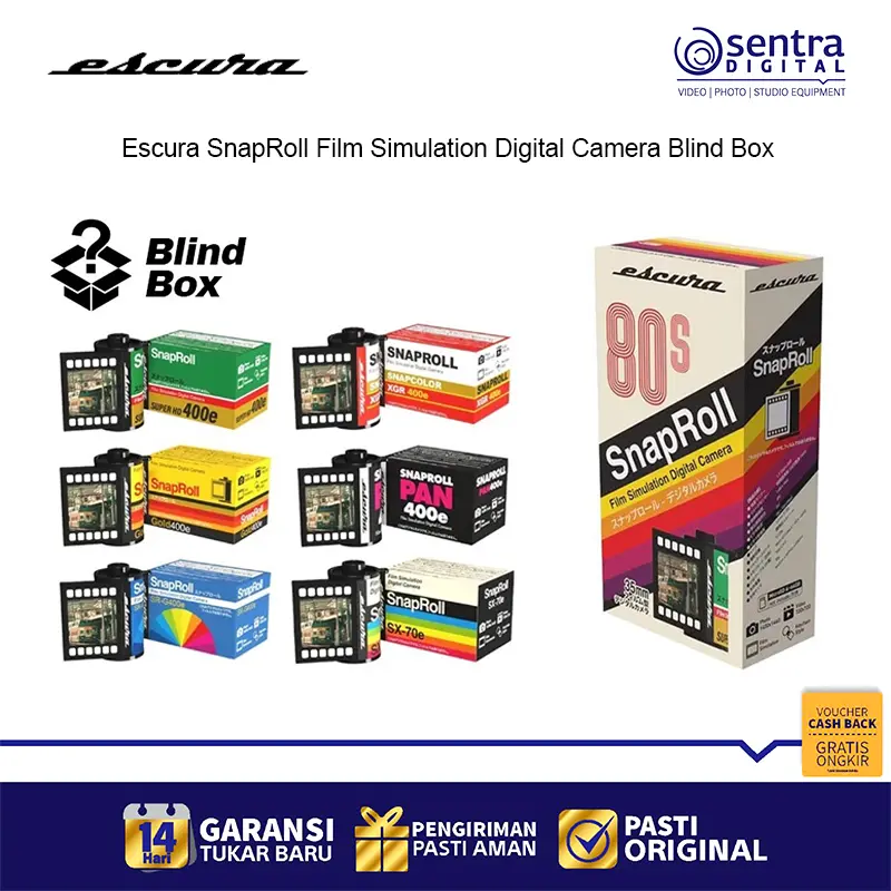 Escura SnapRoll Film Simulation Digital Pocket Camera - Blind Box