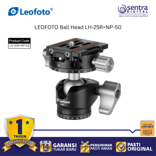 LEOFOTO LH-25R-NP-50 Ballhead Tripod Head Quick Release Arca Type Lightweight Strong Video Photography