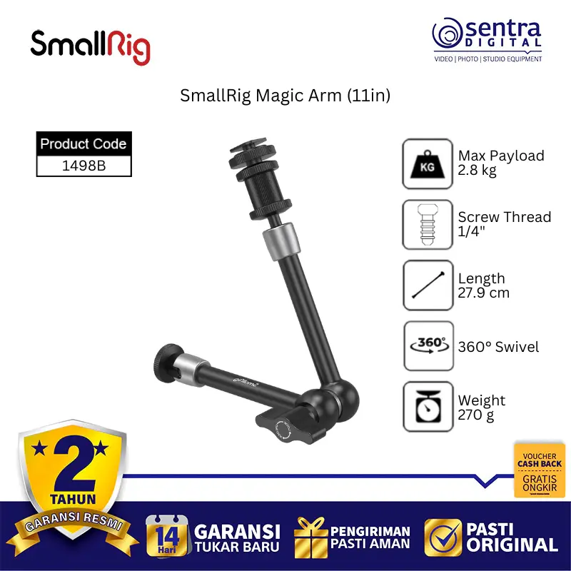 SmallRig 1498B Magic Arm (11in)