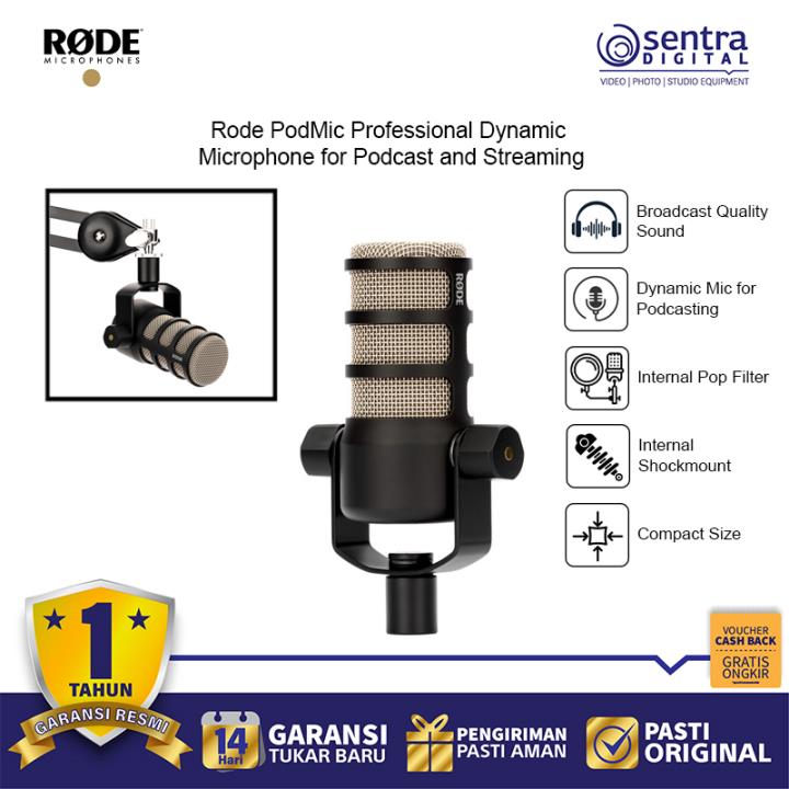Rode PodMic Dynamic Podcasting Microphone