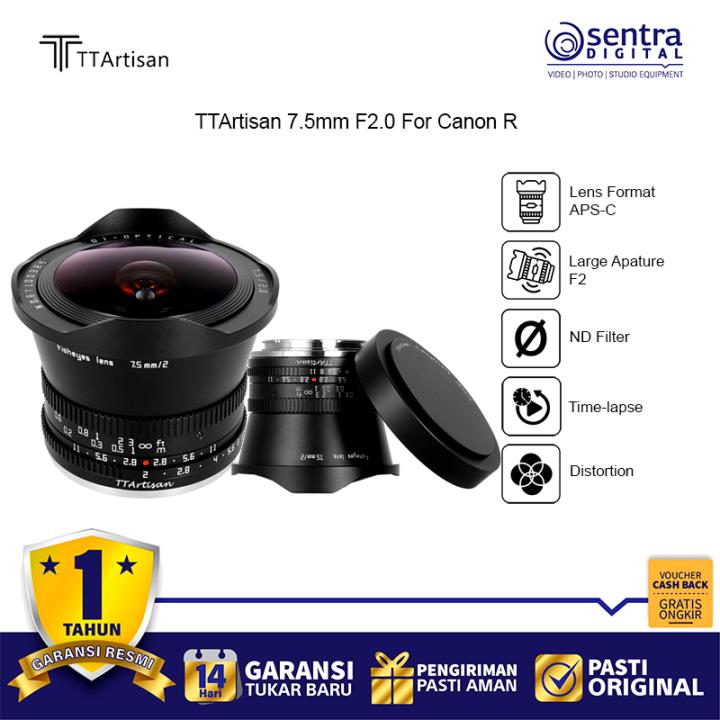 TTArtisan 7.5mm F2.0 For Canon R