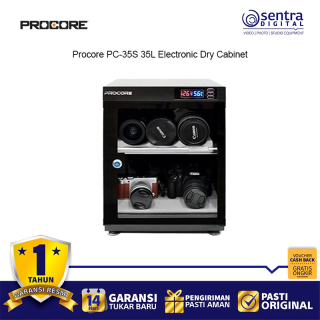 Procore PC-35S 35L Electronic Dry Cabinet - Black
