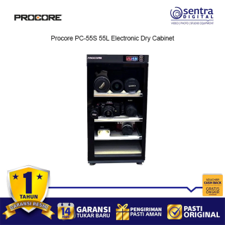Procore PC-55S 55L Electronic Dry Cabinet - Black
