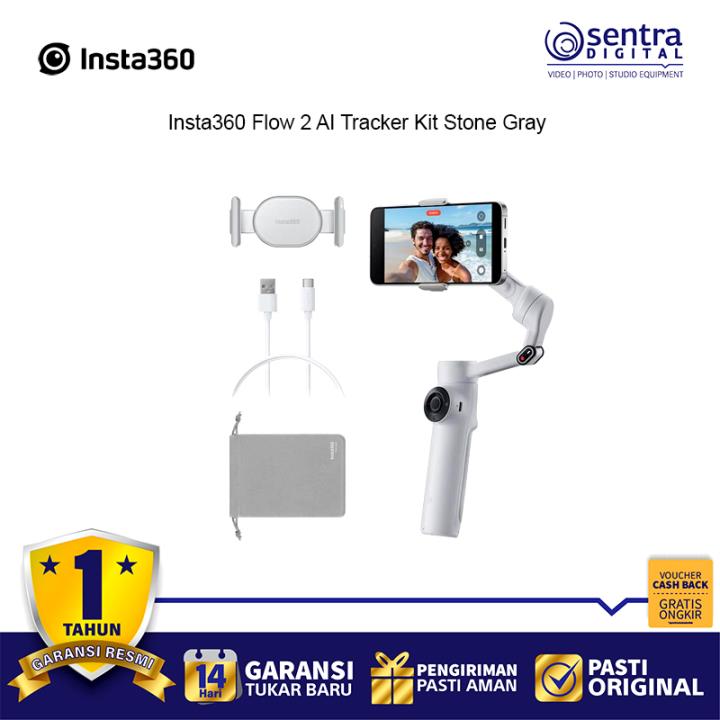 Insta360 Flow 2 AI Tracker Kit Stone Gray