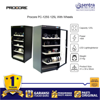 Procore PC-125S 125L Dry Cabinet With Wheels
