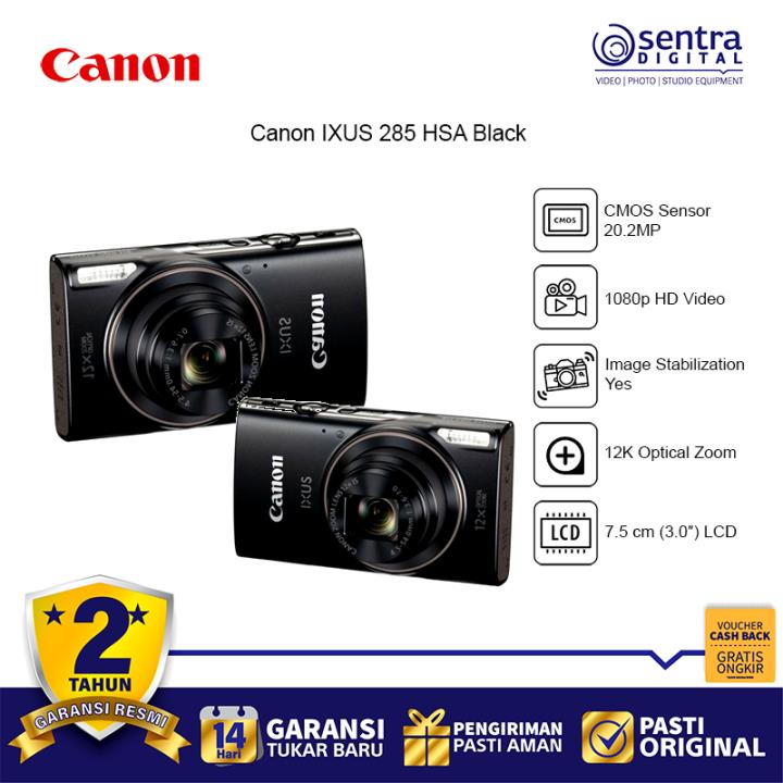 Canon Ixus 285 HSA Black