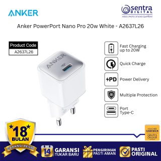 Anker PowerPort Nano Pro 20w White - A2637L26