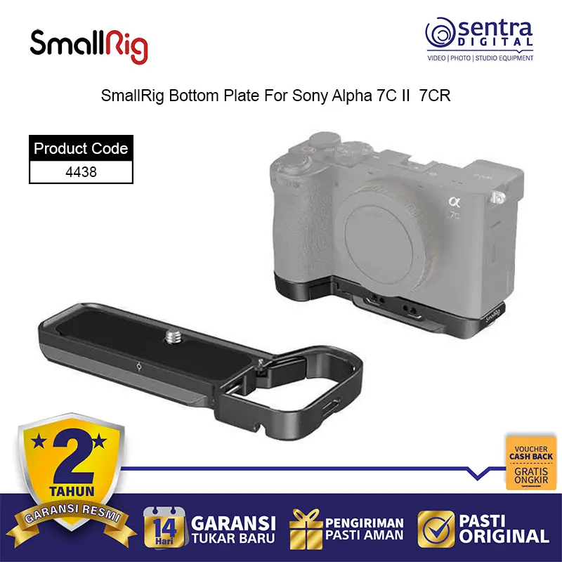 SmallRig Bottom Plate For Sony Alpha 7C II / 7CR - 4438