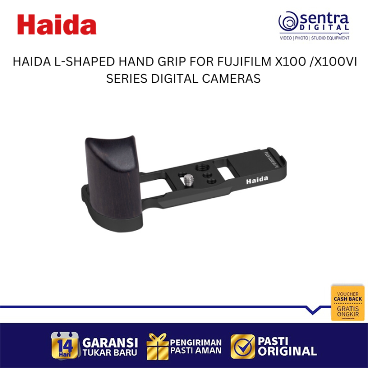 Haida L-Shaped Hand Grip for Fujifilm X100 /X100VI Series Digital Cameras (Black) - HD4811