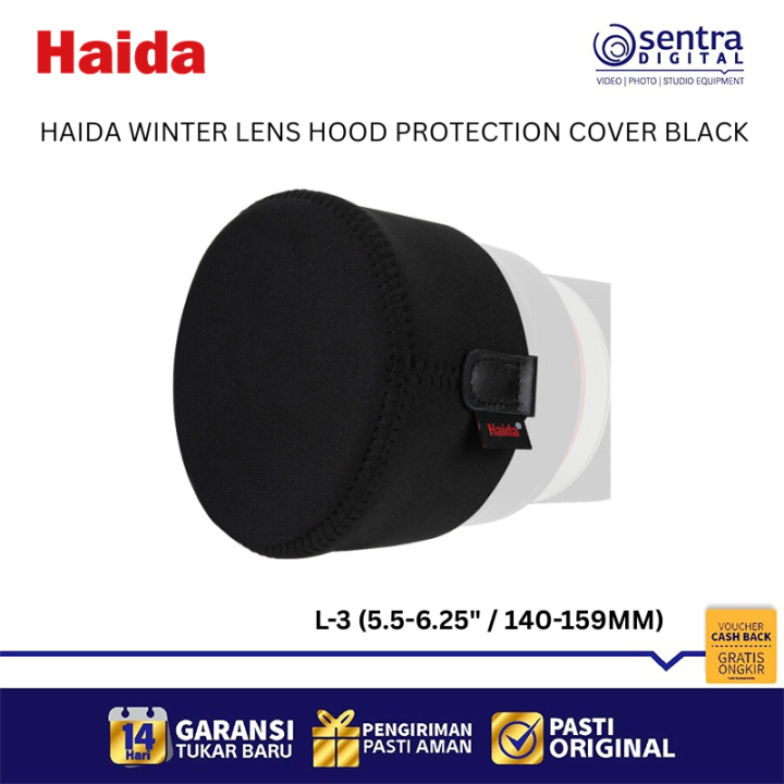 Haida Lens Hood Protection Cover Black L-3 (5.5-6.25'' 140-159mm) - HD4800