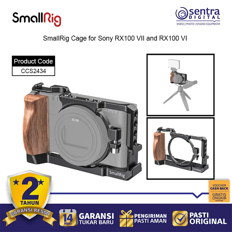 SmallRig Cage for Sony RX100 VII and RX100 VI - CCS2434