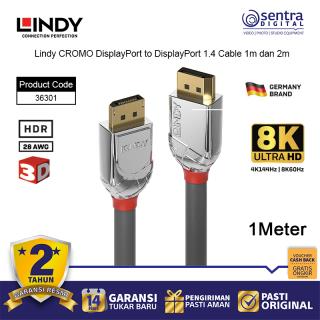 Lindy CROMO DisplayPort to DisplayPort 1.4 Cable 2m - 36302
