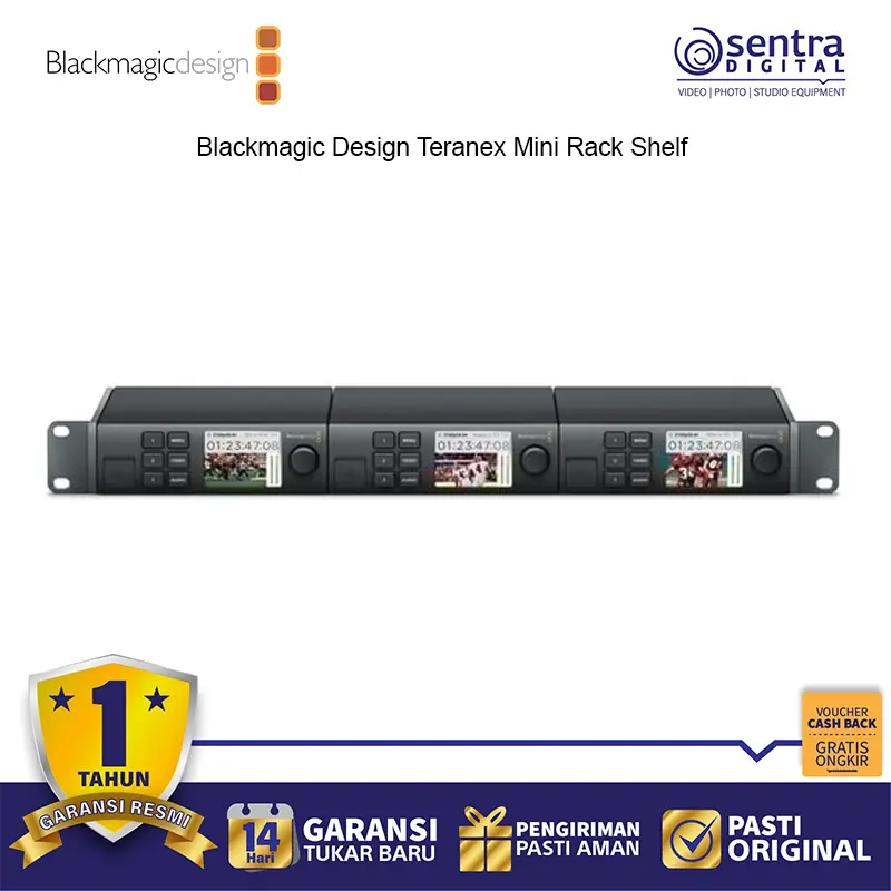 Jual Blackmagic Design Teranex Mini Rack Shelf | Sentra Digital Mobile