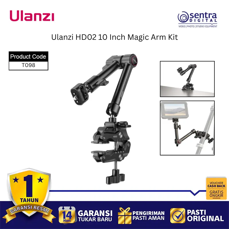 Ulanzi HD02 10 Inch Magic Arm Kit - T098