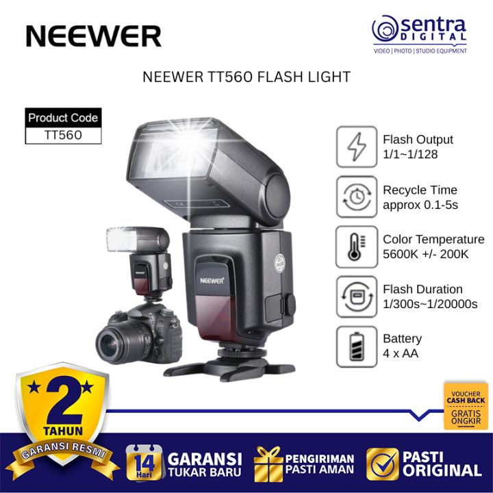 Neewer TT560 Camera Flash Speedlite