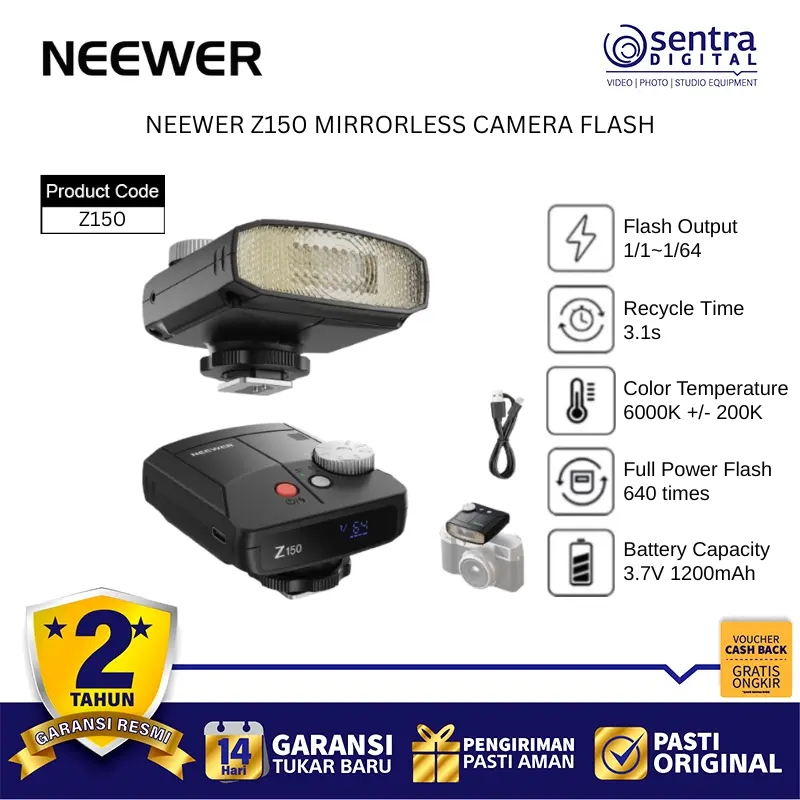 Neewer Z150 Mini Camera Flash Light