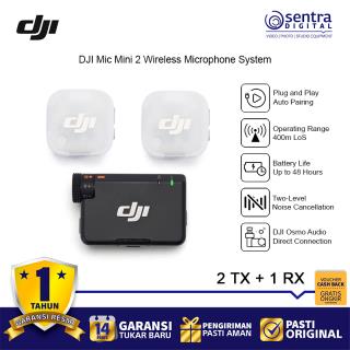 DJI Mic Mini 2 2-Person Compact 2.4 GHz Wireless Microphone System ( 2 TX & 1 RX with Charging Case )