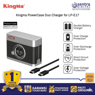 Kingma PowerCase Duo Charger for LP-E17 - BM070-LPE17
