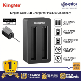 KingMa Dual USB charger for Insta360 X5 Battery - BM072