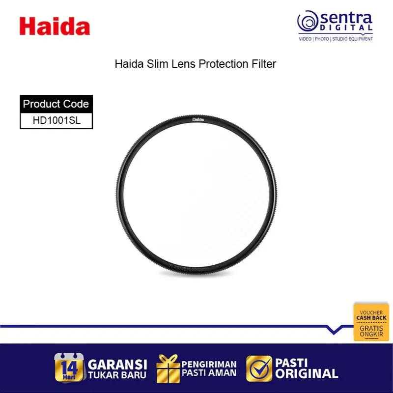 Haida Slim UV Lens Protection Filter for Lensa Camera 77mm- HD1001SL