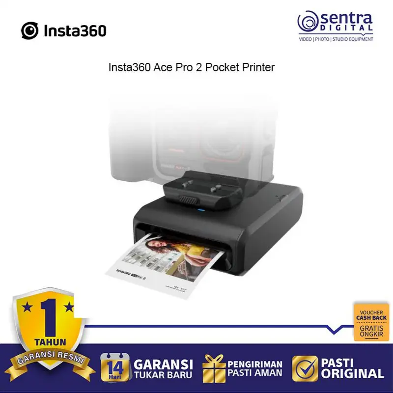 Insta360 Ace Pro 2 Mini Pocket Printer for Travel & Creative Prints