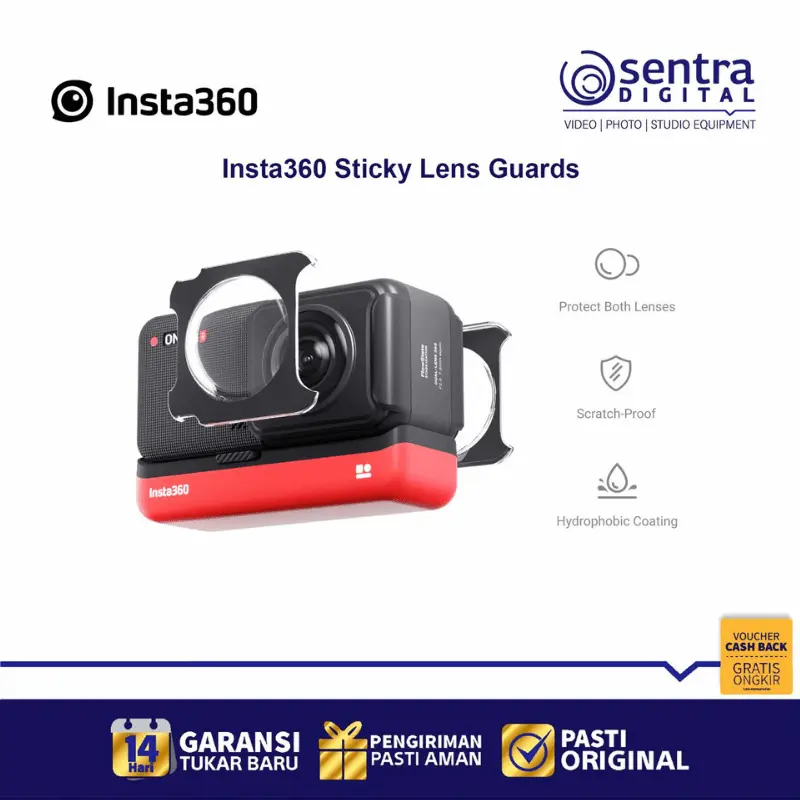Insta360 Sticky Lens Guards For One RS and R Dual-Lens 360 Mod
