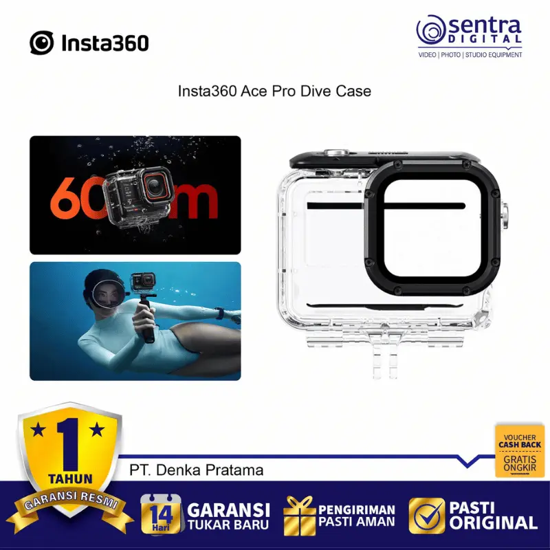 Insta360 Ace Pro Dive Case Housing Under Water 60m