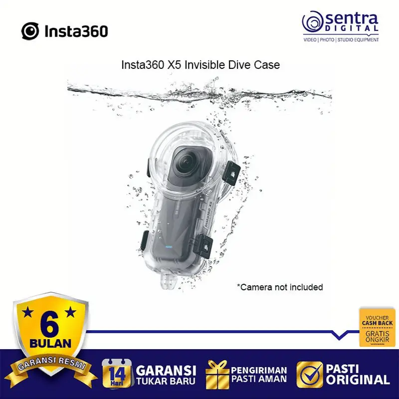 Insta360 Invisible Dive Case Housing Actioncam 60m for X5 Action Camera
