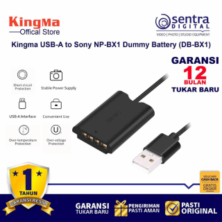 Kingma DB-BX1 Dummy Battery USB-A For Sony ZV-1, ZV-1 II, Rx100 VII