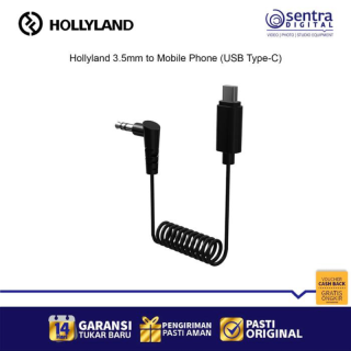Hollyland Mic Adapter 3.5mm TRS Male to USB Type C Male for Smartphone Android