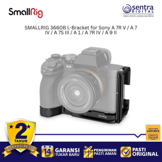 SMALLRIG 3660B Dudukan L Universal untuk Sony A-Series A7RV/A7IV/A7SIII/A1/A7RIV/A9II (X01)