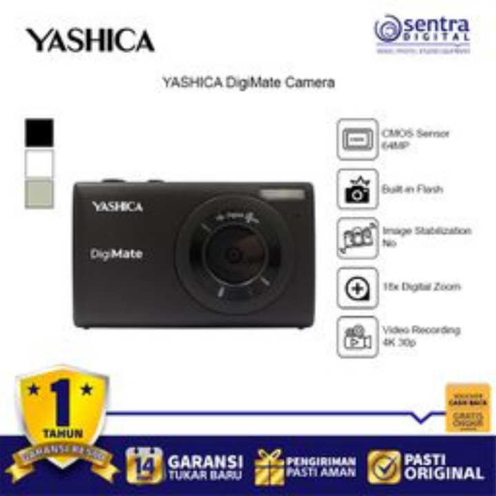 Yashica DigiMate Digital Camera Compact 48MP HD